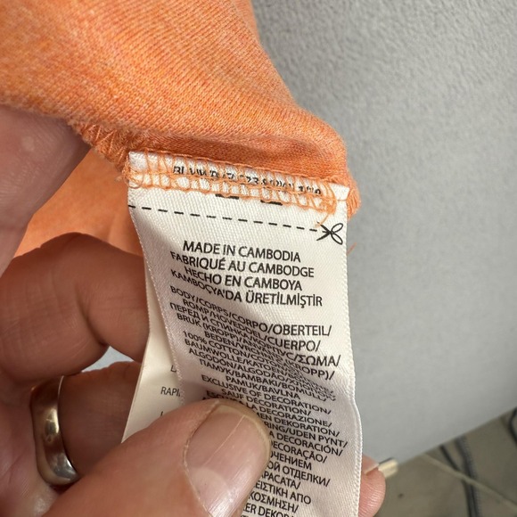 Polo Ralph Lauren Polo Shirt Mens XL Orange Classic Fit 100% Cotton Casual Knit - Picture 4 of 8